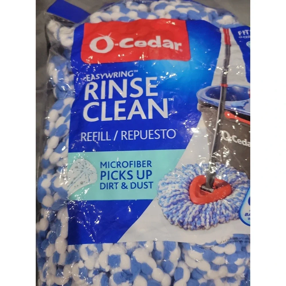 O Cedar Easywring Rinse Clean Microfiber Mop Head Replacement Refill Deep Clean